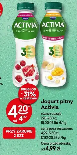 Żabka Jogurt pitny Activia oferta