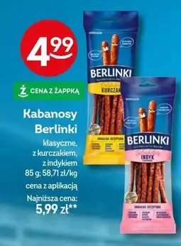 Żabka Kabanosy Berlinki oferta
