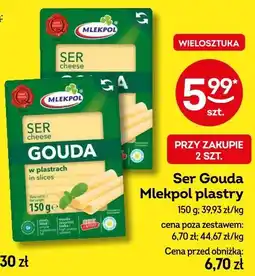 Żabka Ser Gouda Mlekpol plastry oferta