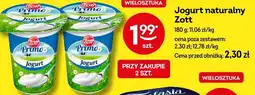 Żabka Jogurt naturalny Zott oferta