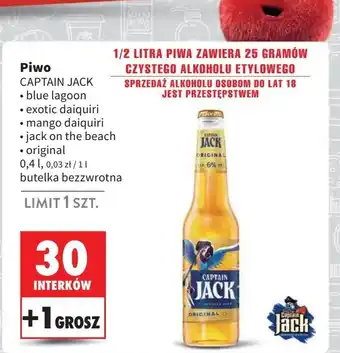 Intermarche Piwo Captain Jack On The Beach oferta