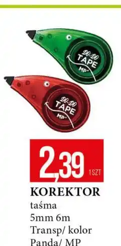 E.Leclerc Korektor w taśmie 5 mm oferta