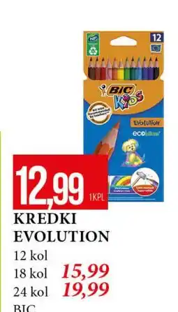 E.Leclerc Kredki ołówkowe evolution Bic Kids oferta
