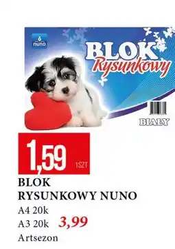 E.Leclerc Blok rysunkowy a3 20 kartek Nuno oferta