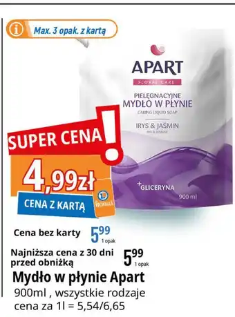 E.Leclerc Mydło w płynie irys & jaśmin zapas Apart Floral Care oferta