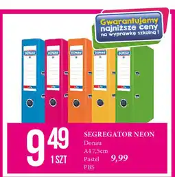 E.Leclerc Segregator a4/7.5 cm pastel Donau (Biella) oferta