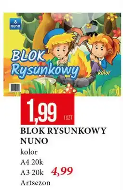 E.Leclerc Blok rysunkowy a3 20 kartek Nuno oferta