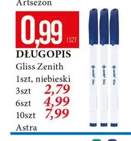 E.Leclerc Długopis gliss niebieski Zenith oferta