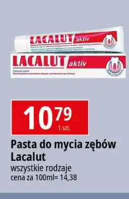 E.Leclerc Pasta do zębow Lacalut Aktiv oferta