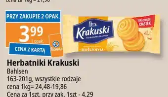 E.Leclerc Ciastka maślane Krakuski oferta