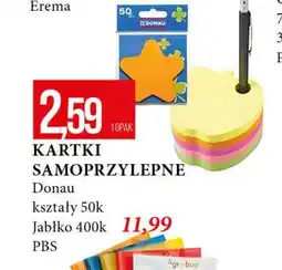 E.Leclerc Karteczki samoprzylepne w kształcie jabłka Donau (Biella) oferta