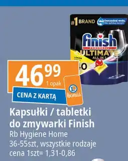 E.Leclerc Tabletki do zmywarek lemon Finish Quantum Ultimate oferta