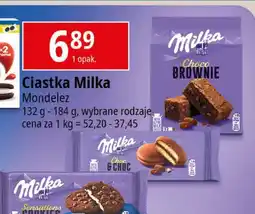 E.Leclerc Ciastka biszkoptowe przekładane nadzieniem kakaowym i kawałkami czekolady Milka Choc oferta