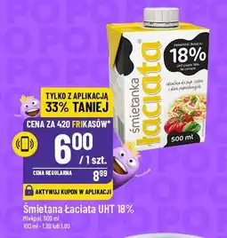 Polomarket Śmietana 18% Łaciata oferta