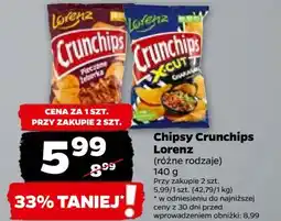 Netto Chipsy chakalaka Crunchips lorenz oferta