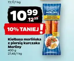 Netto Kiełbasa morlińska z piersi kurczaka Morliny oferta