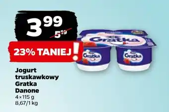 Netto Jogurt truskawka Danone gratka oferta