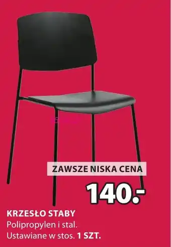 JYSK KRZESŁO STABY oferta