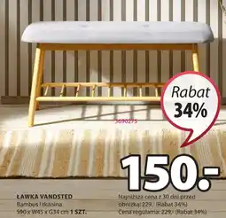 JYSK ŁAWKA VANDSTED oferta