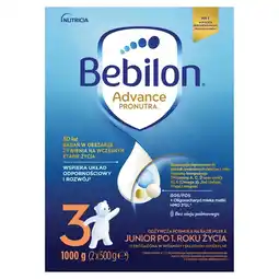 Dino Bebilon 3 Advance Pronutra Junior Formuła na bazie mleka po 1. roku życia 1000 g (2 x 500 g) oferta