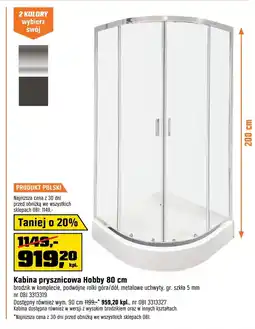 OBI Kabina prysznicowa oferta