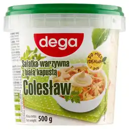 Dega Sałatka warzywna z białą kapustą colesław 500 g