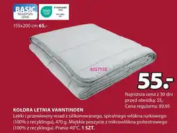JYSK KOŁDRA LETNIA VANNTINDEN oferta