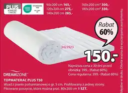 JYSK TOPMATERAC PLUS T50 oferta