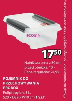 JYSK POJEMNIK DO PRZECHOWYWANIA PROBOX oferta
