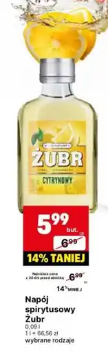 Delikatesy Centrum Napój spirytusowy Żubr oferta