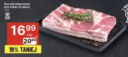 Delikatesy Centrum Boczek wieprzowy bez żeber ze skórą oferta