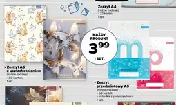 Netto Zeszyt a5 80 kartkowy kratka Beniamin oferta