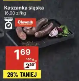 Delikatesy Centrum Kaszanka śląska oferta