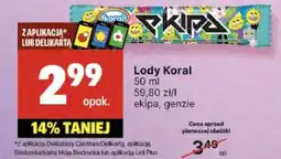 Delikatesy Centrum Lody Koral oferta