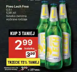 Delikatesy Centrum Piwo Lech Free oferta
