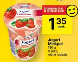 Delikatesy Centrum Jogurt truskawkowy Mlekpol oferta
