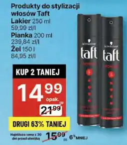Delikatesy Centrum Produkty do stylizacji włosów Taft oferta