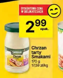 Delikatesy Centrum Chrzan tarty Smakami oferta