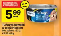 Delikatesy Centrum Tuńczyk kawałki w oleju Helcom oferta