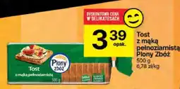 Delikatesy Centrum Tost z mąką pełnoziarnistą Plony Zbóż oferta