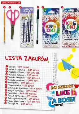 Kaufland Kredki ołowkowe oferta