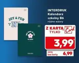 Kaufland Kalendarz szkolny b6 Interdruk oferta