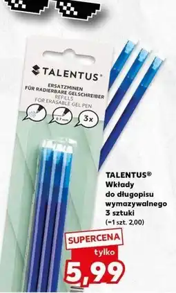Kaufland Wkłady do długopisu wymazywalnego Talentus oferta