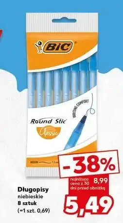 Kaufland Długopis round stick niebieski Bic Round Stick oferta