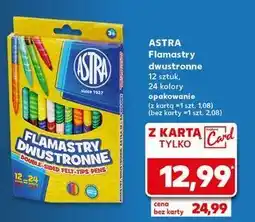 Kaufland Flamastry dwustronne Astra oferta