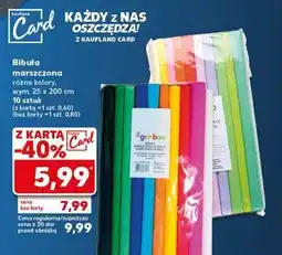 Kaufland Bibuła marszczona 25 x 200 cm Gimboo oferta