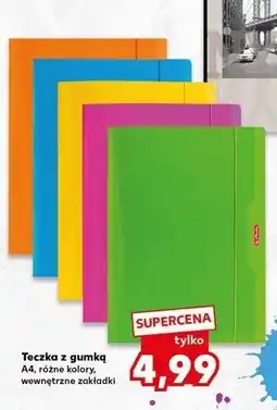 Kaufland Teczka a4 z gumką Herlitz oferta