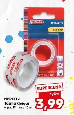 Kaufland Taśma klejąca przezroczysta 10 m x 19 mm Herlitz oferta