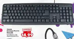 Kaufland Klawiatura maverick black usb Tracer oferta