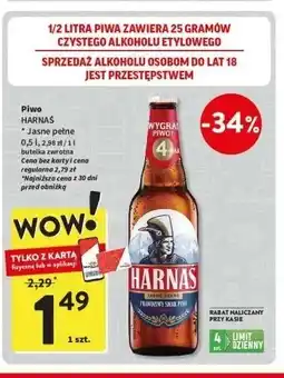 Intermarche Piwo Harnaś Jasne Pełne oferta
